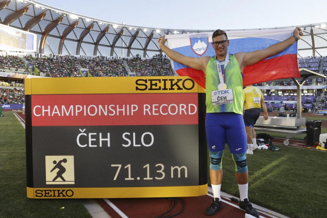 Atletsko SP v ZDA s tremi rekordi in slovenskim zlatom