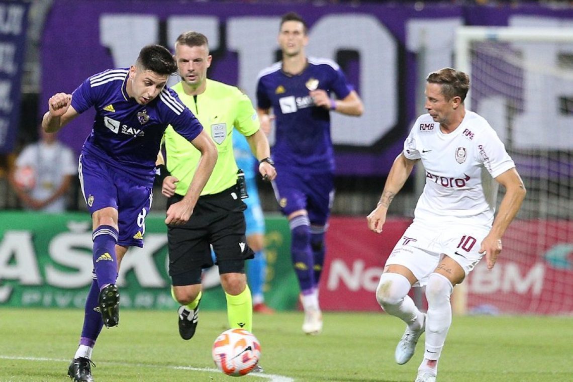 Maribor in Cluj na prvi tekmi brez golov