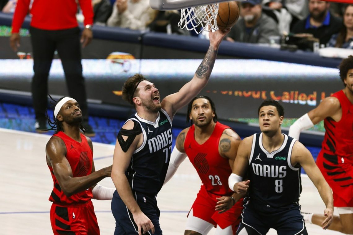 Dončić z 41 točkami popeljal Dallas do zmage nad Portlandom