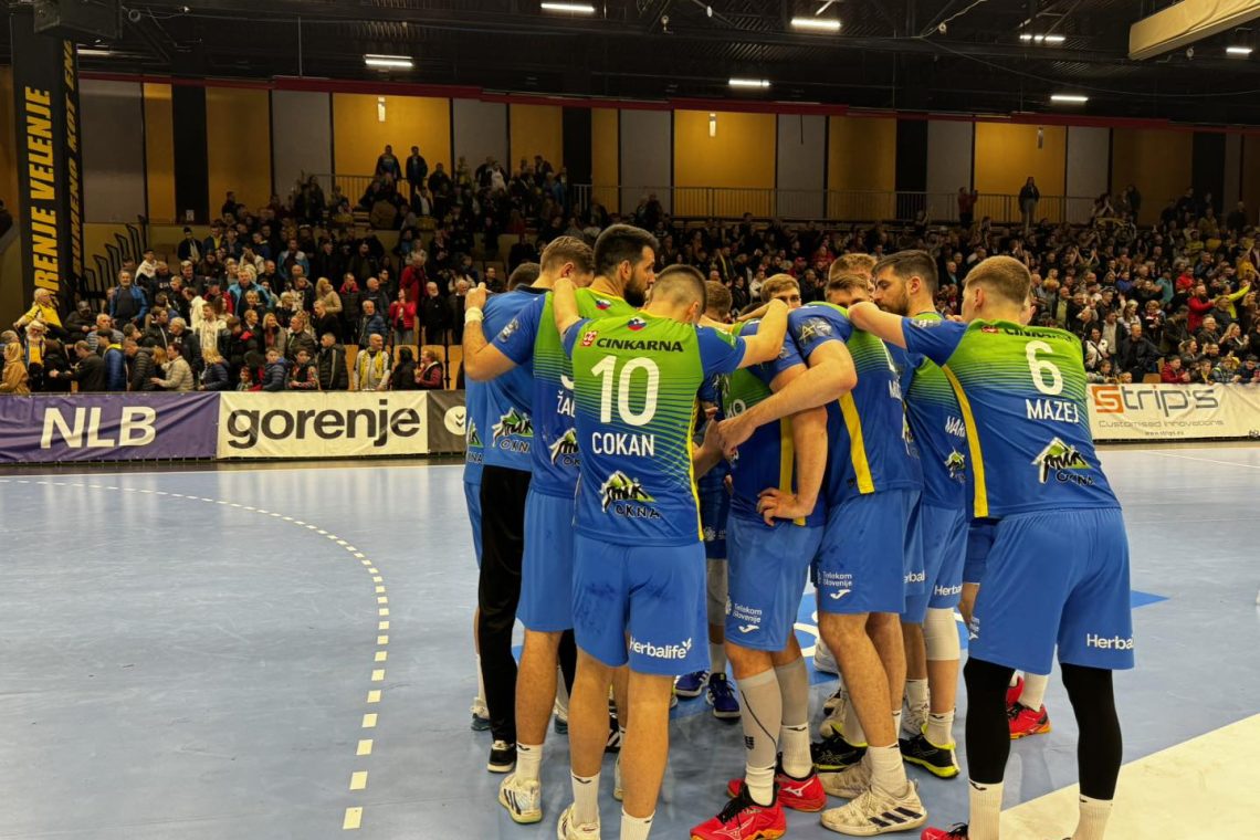Rokometaši Gorenja Velenja so premagali Celje Pivovarno Laško z 32:27