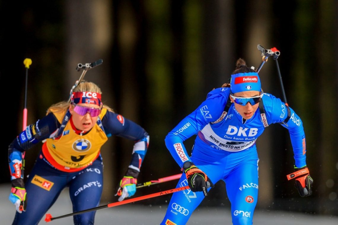 Lisa Vittozzi v boj za skupno zmago, Lampič deveta