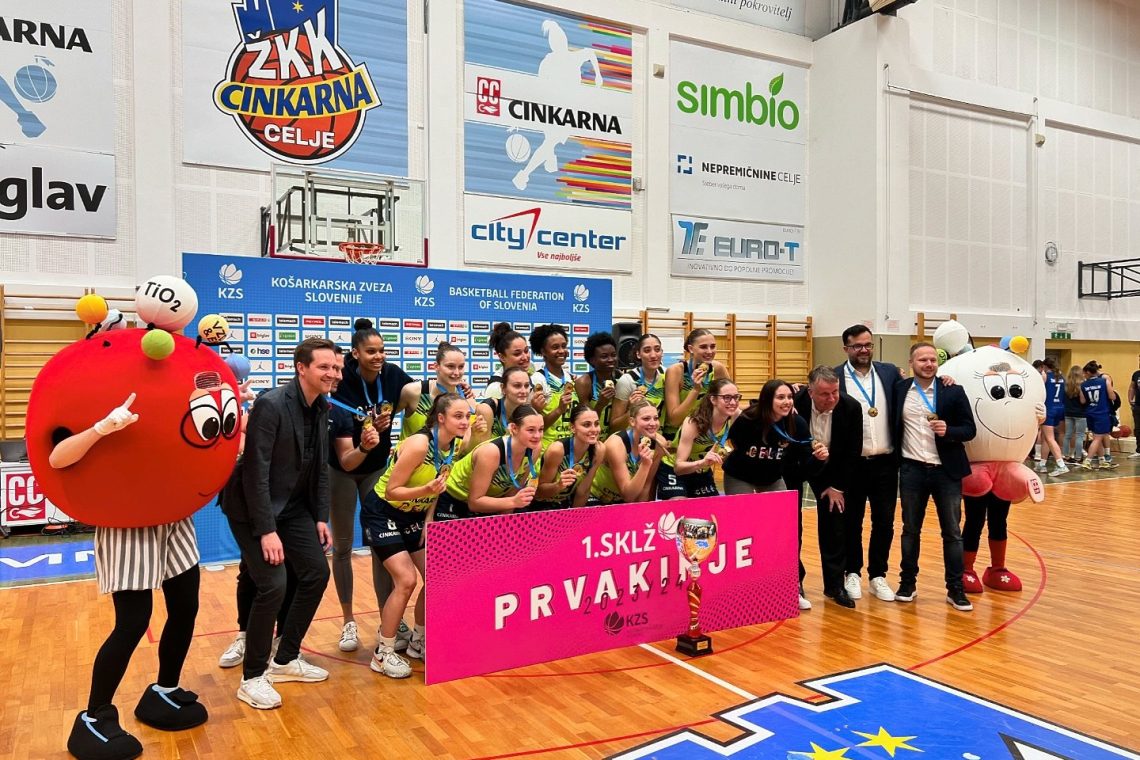 Cinkarna Celje tretjič zapored do trojne krone