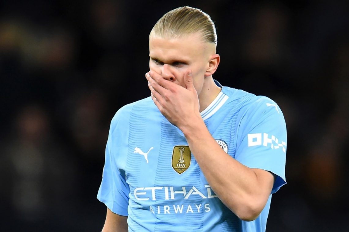City brez Haalanda proti Brightonu