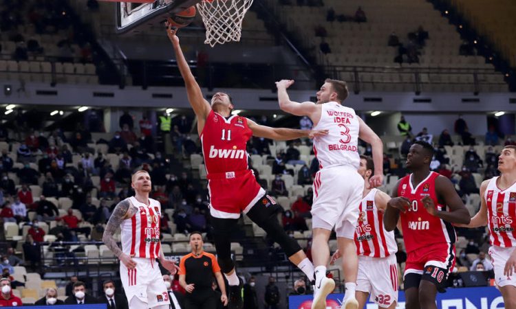 Cedevita Olimpija brez pravih možnosti v Beogradu