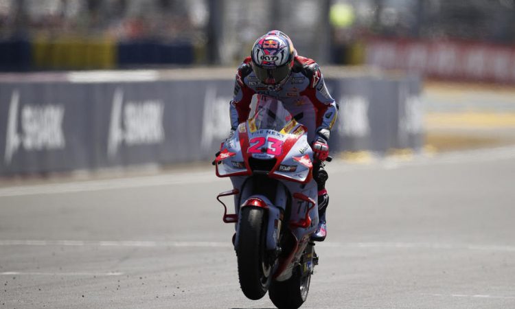 Bastianini izkoristil napako Bagnaie in slavil v Le Mansu
