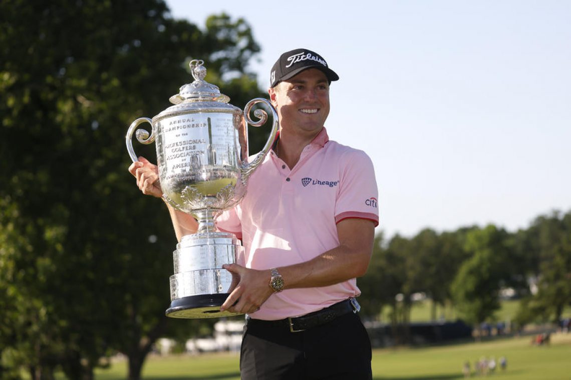 Justin Thomas zmagovalec prvenstva PGA