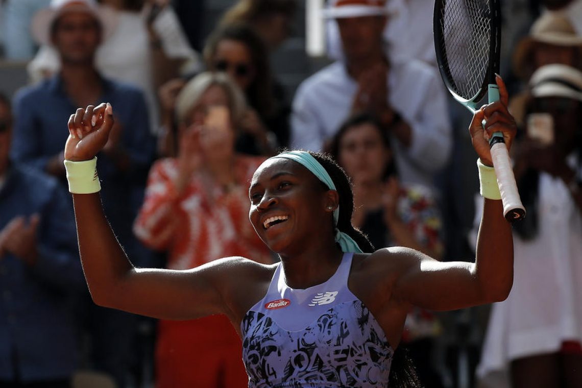 Iga Swiatek in Coco Gauff finalistki Roland Garrosa