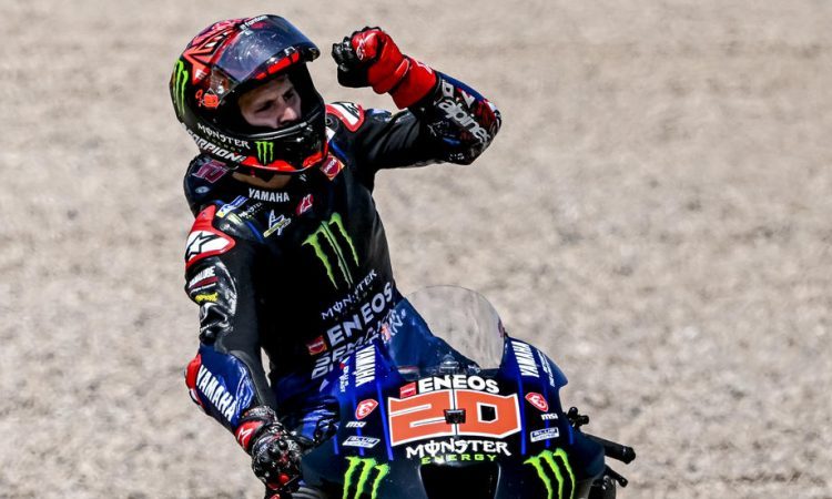 Quartararo zmagovalec razreda motoGP na Sachsenringu