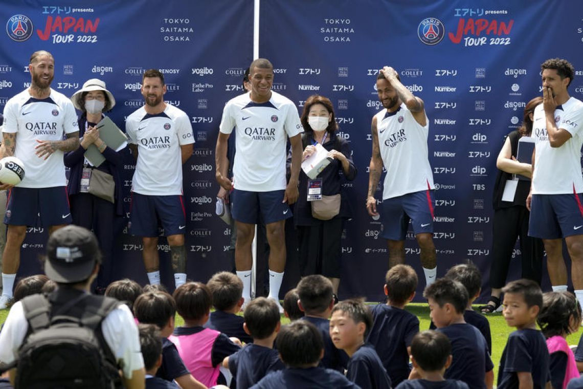 Trening PSG v Tokiu pospremilo 13.000 navijačev