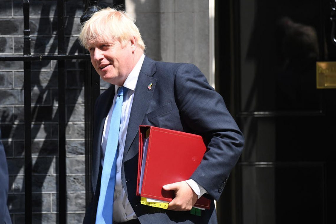 Boris Johnson na počitnicah v Sloveniji