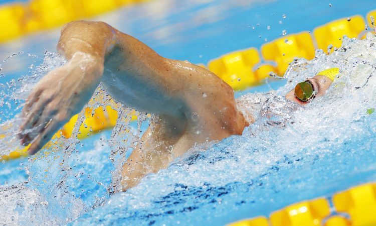 Stevens na 50 m prsno v boj za kolajne