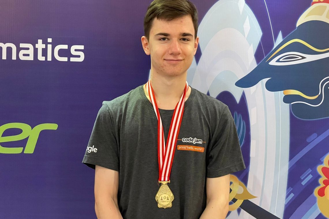 Slovenski dijak osvojil zlato odličje na računalniški olimpijadi