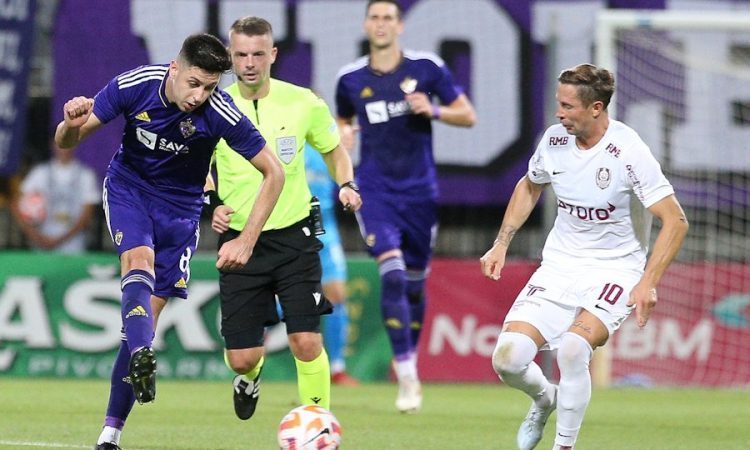 Maribor in Cluj na prvi tekmi brez golov