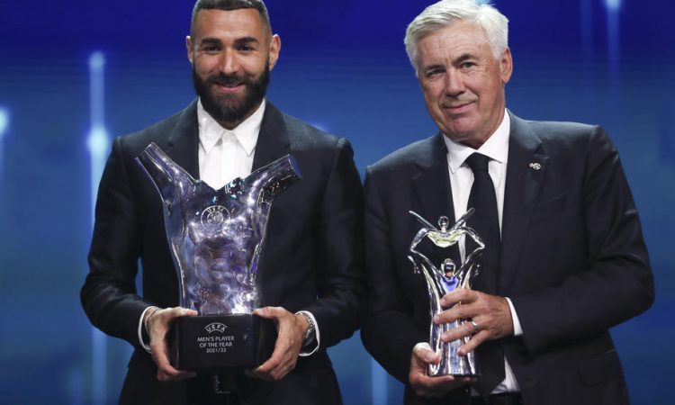 Benzema najboljši nogometaš po Uefinem izboru
