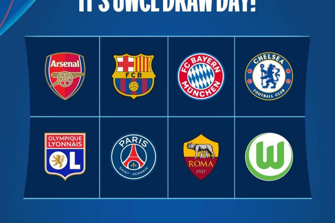 Uefa izžrebala četrtfinalne in polfinalne pare lige prvakinj