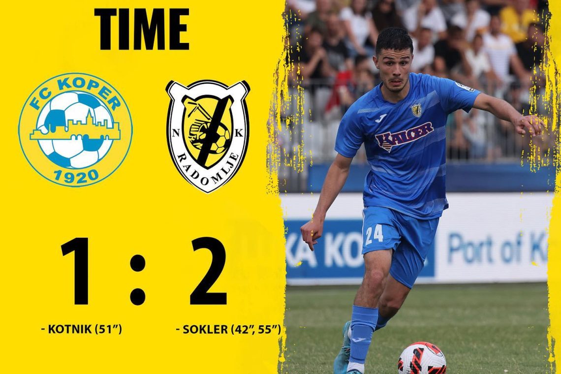 Koper - Kalcer Radomlje 1:2 (0:1)