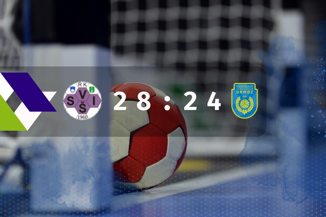 Sviš Ivančna Gorica - Jeruzalem Ormož 28:24 (15:13)