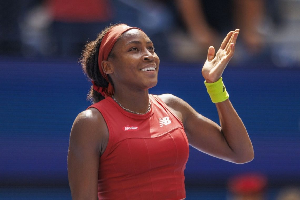 Gauff gladko v svoj prvi polfinale OP ZDA