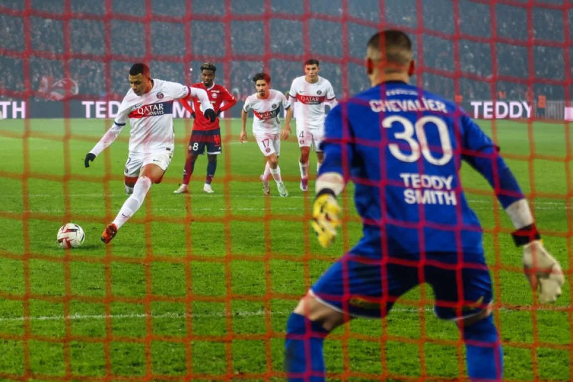 Lille v izdihljajih do točke proti PSG