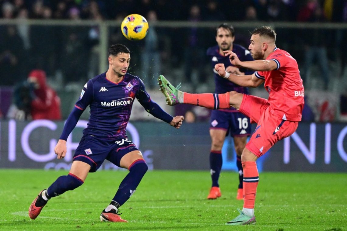 Lovrić dosegel gol in podajo v Firencah, nov remi Udineseja