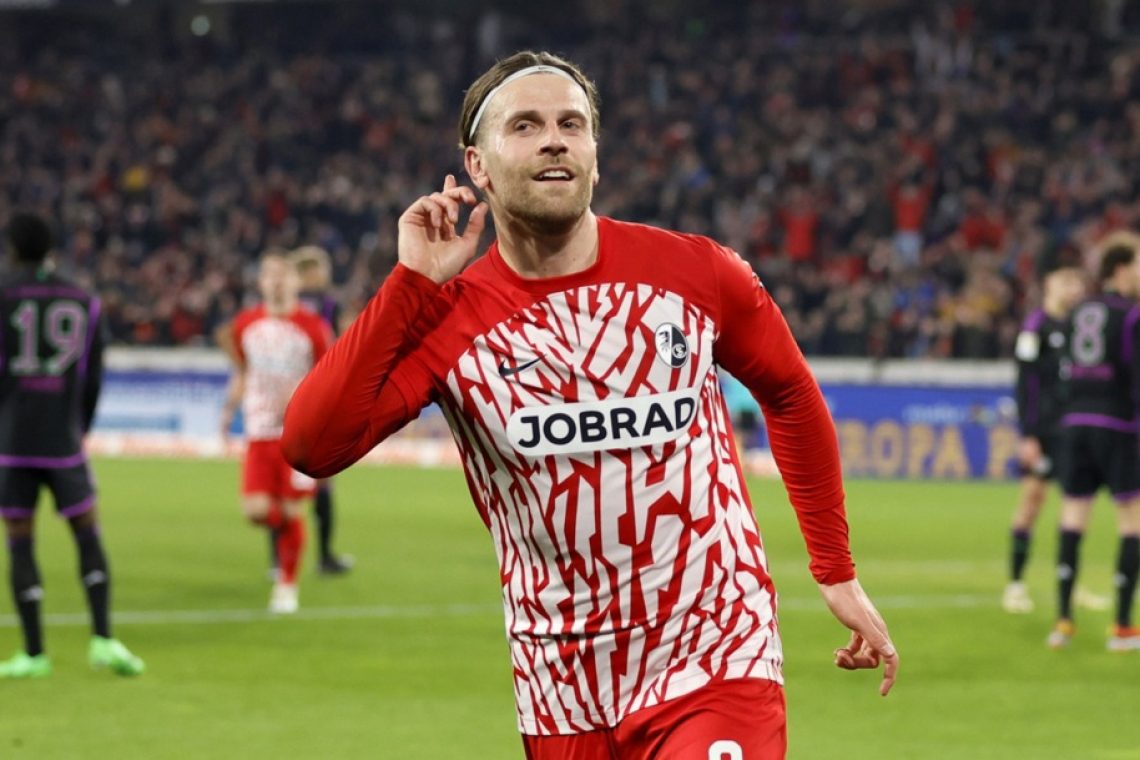 Bayern le remiziral pri Freiburgu