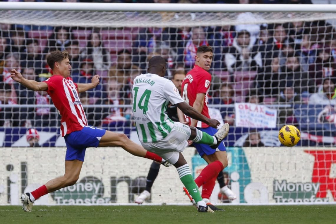 Oblak zagotovil tri točke Atleticu na tekmi z Betisom 