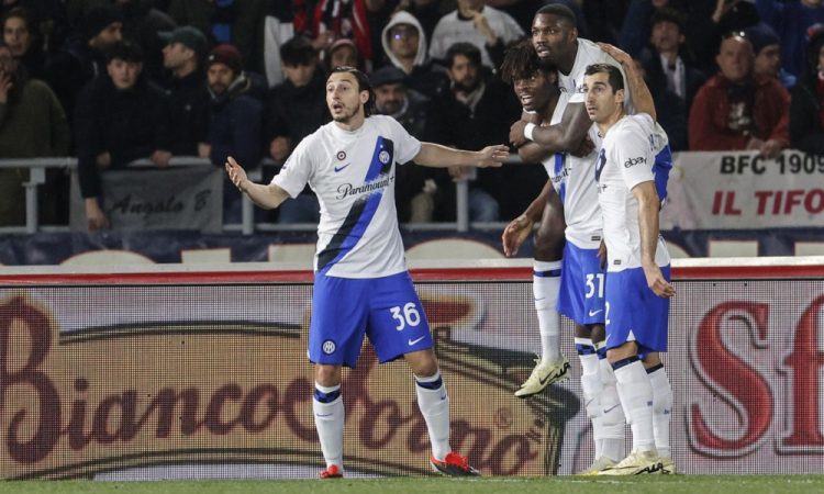 Inter zmagal tudi v Bologni