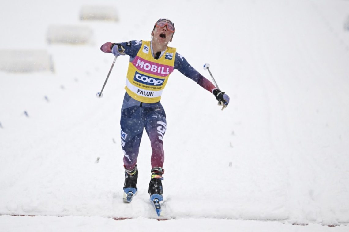Diggins z zmago na 20 km potrdila veliki kristalni globus, Mandeljc 29.