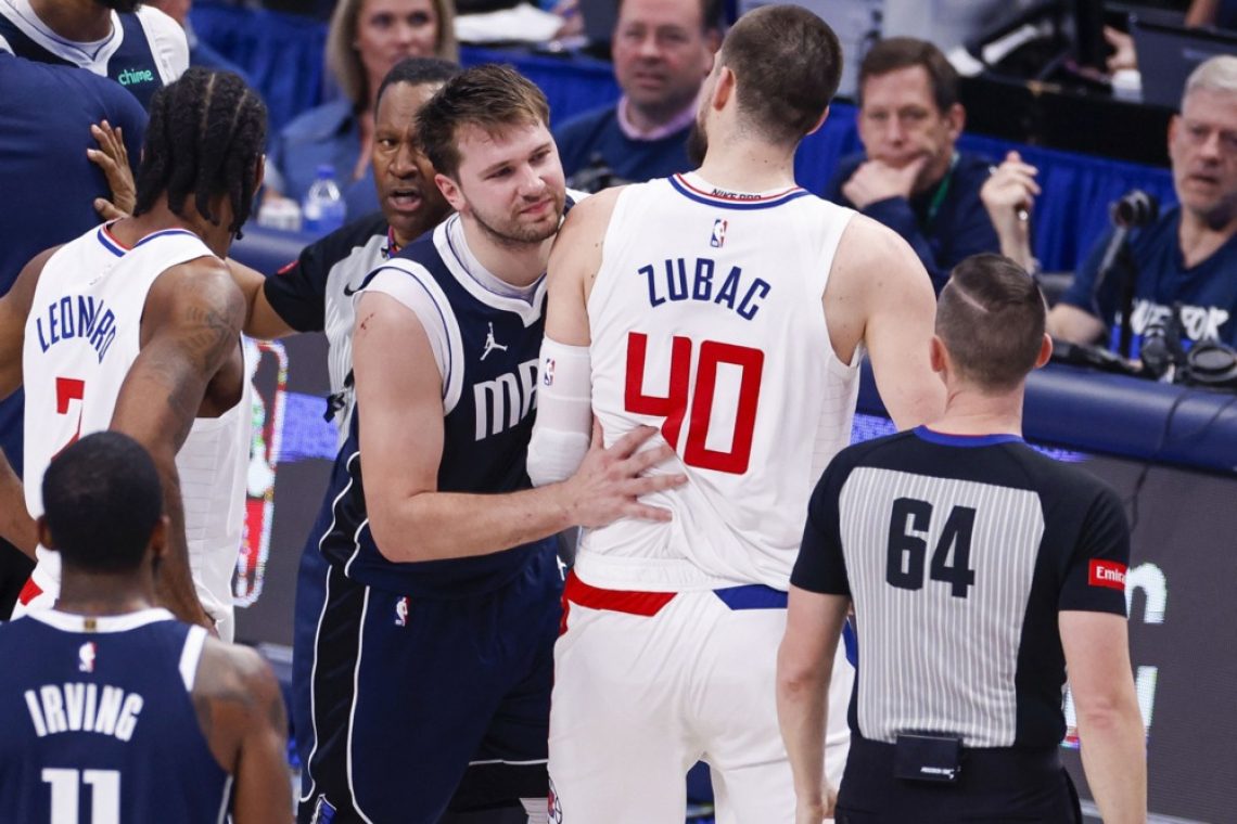 Dallas z Dončićem in trdo obrambo do vodstva proti LA Clippers