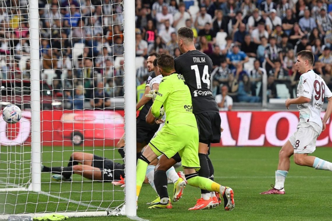 Juventus proti zadnjeuvrščeni Salernitani iztržil remi