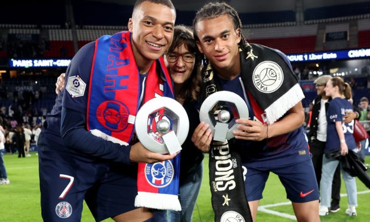 Mbappe petič najboljši igralec francoske lige za konec v PSG