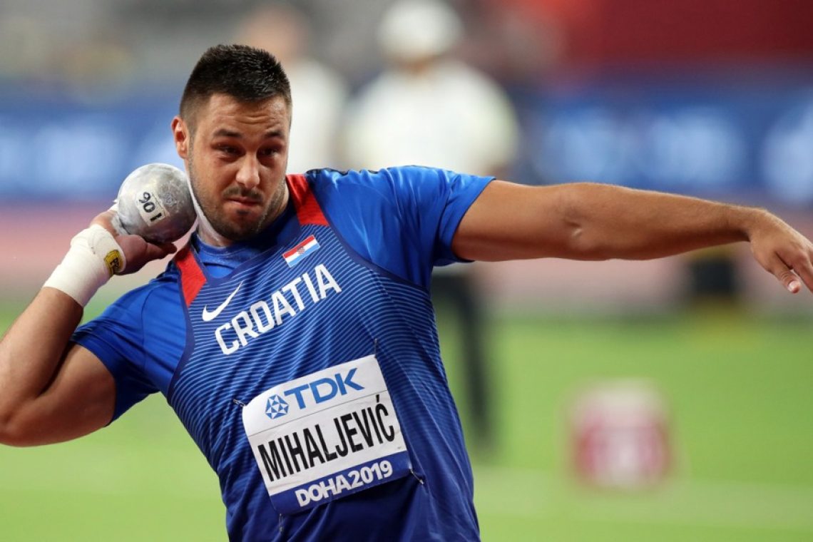 Mihaljević 21,71 m v krogli, slovenska štafeta 39,69 v Slovenski Bistrici