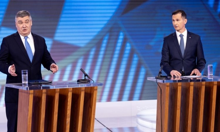 Edino TV-soočenje Milanovića in Primorca v drugem krogu predsedniških volitev obračun brez rokavic