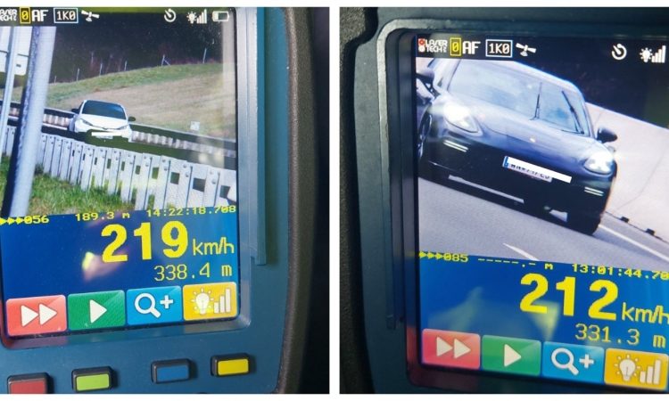 Celjski prometni policisti obravnavali dva voznika s hitrostjo prek 200 km/h