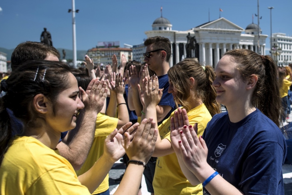 Maturantska ulična četvorka povezuje evropska mesta v ritmu plesa