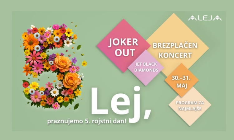 ALEJA praznuje: hitro po brezplačne vstopnice za veliki koncert na prostem Joker Out