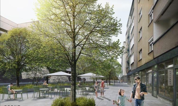 V središču mesta potekajo pripravljalna dela za prenovo Cankarjeve ceste