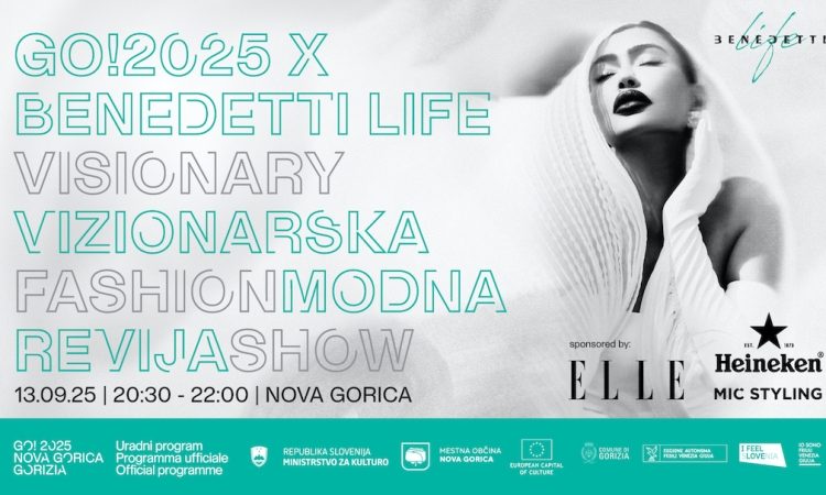 Vizionarska modna revija Benedetti Life bo v Novi Gorici združila umetnost, ekologijo in prihodnost mode