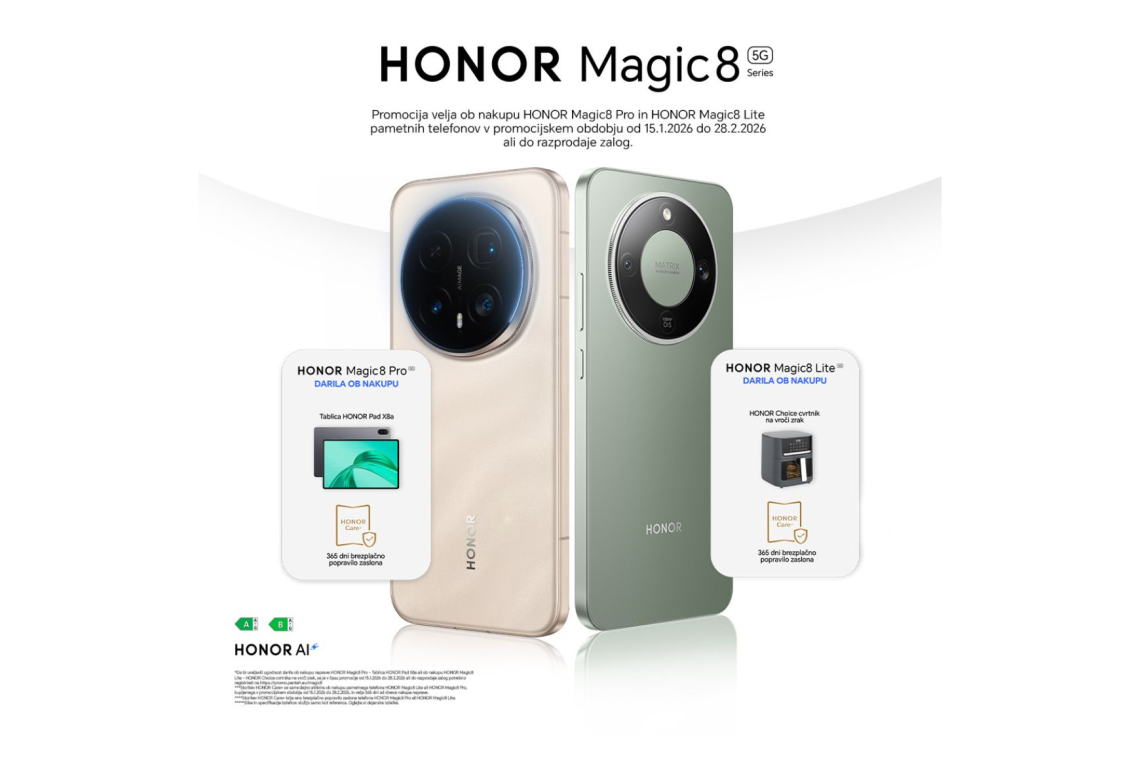 HONOR Magic8 Lite prestal zahtevne preizkuse vzdržljivosti
